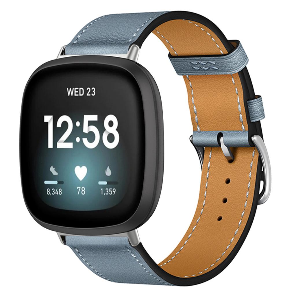 Leather Bracelet Strap For Fitbit Versa 4 3 2 1 Versa Lite Smart Watch Wristband Replacement Strap For Fitbit Sense/sense 2 Watchband