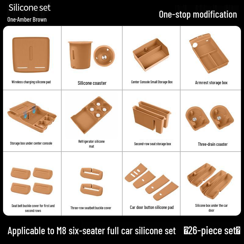 AITO M7 M8 M9 Accessories: Wireless Charger Pad & Interior Trim Mod Kit