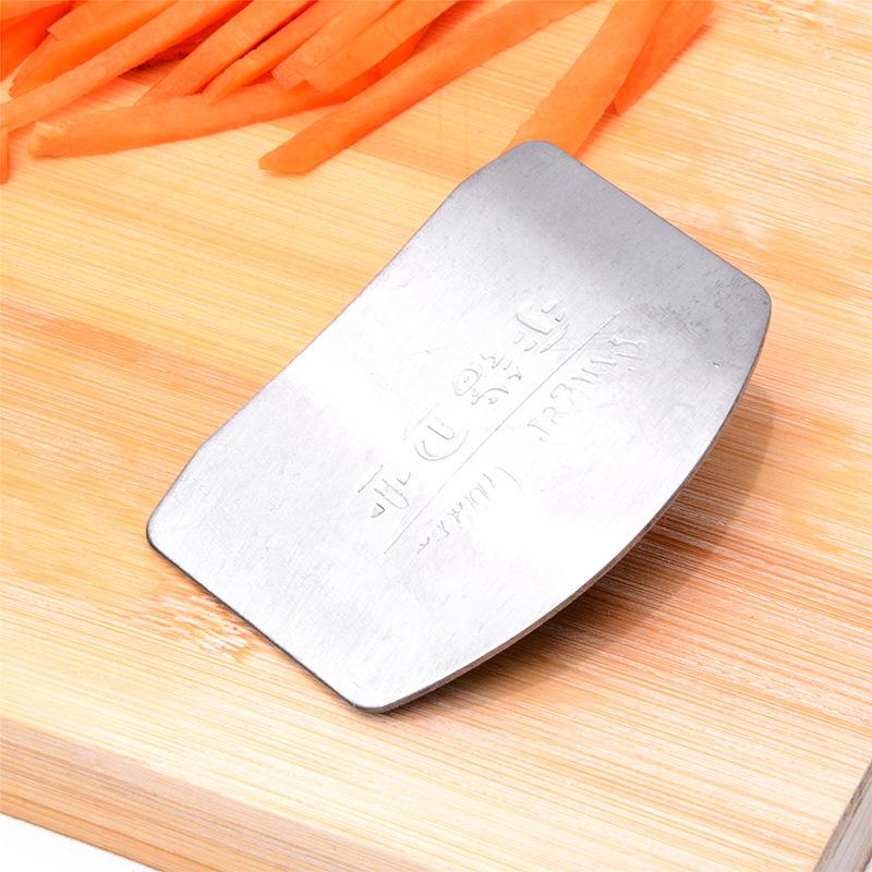 Kitchen Utensils Stainless Steel Hand Guard Multi-functional Vegetable Cutting Finger Guard Finger Guard Anti-cutting Protector Kitchen Gadgets