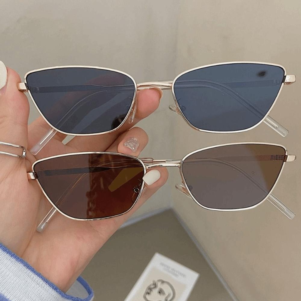Vintage Metal Framed Sunglasses Metal UV Protection Sunglasses Travel