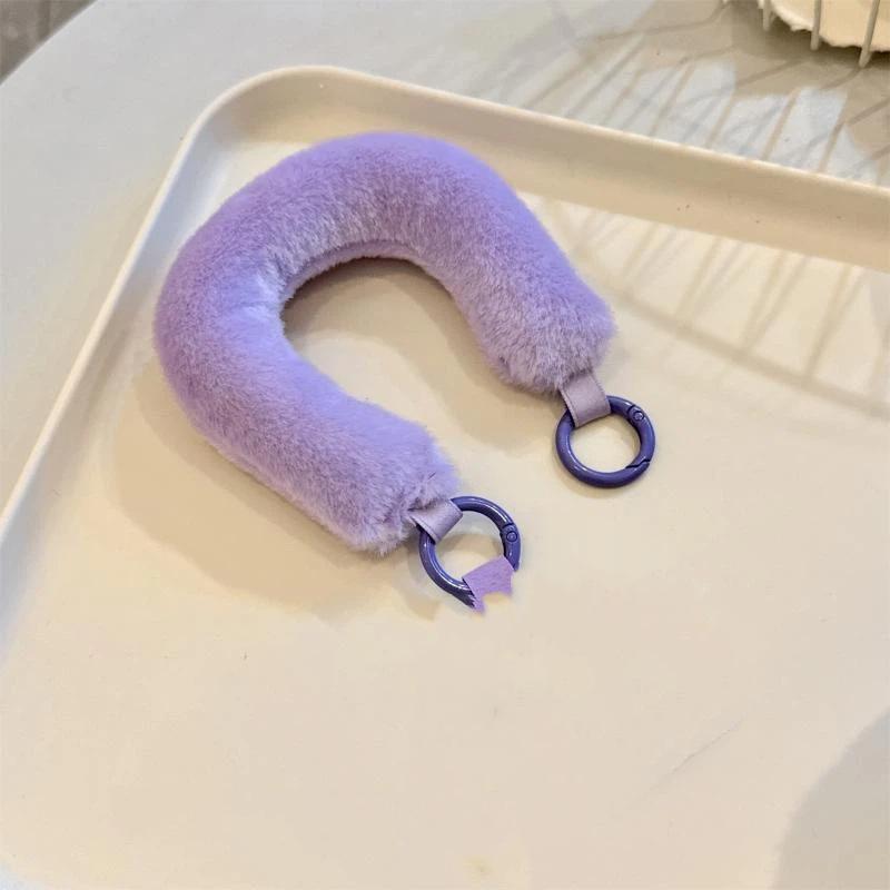 Зимний теплый ремешок на запястье для мобильного телефона Аксессуары для телефона с патчем Ключ-шнурок Изысканная противоутерянная цепочка-веревка для мобильного телефона Брелок A19