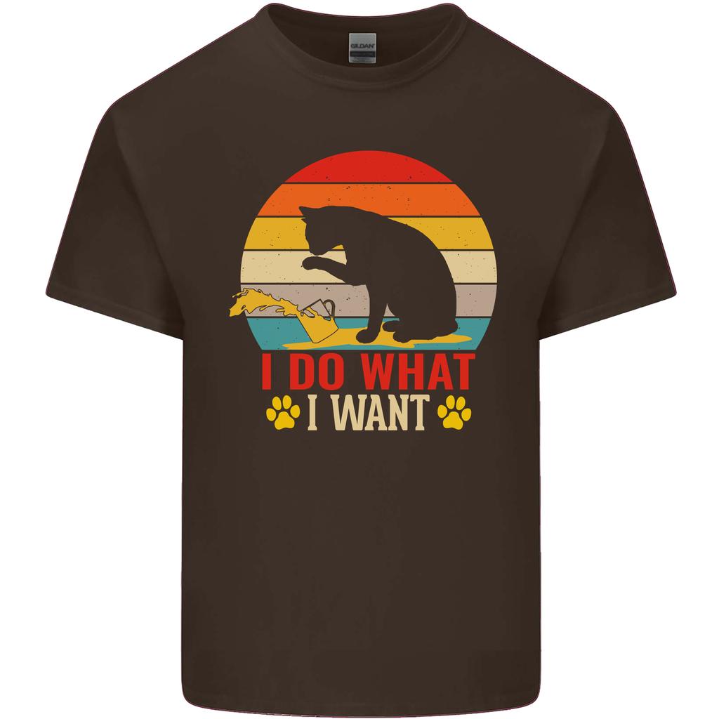 Cat I Do What I Want Funny Kitten Lover Unisexs Light Cotton TShirt