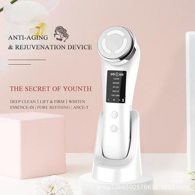 Face Massager Red and Blue Light Rejuvenation Serum Introducer Facial Cleansing Export Thin Face Beauty Instrument