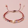 Pack of 2pcs String Adjustable Bracelets Handmade Beads Pearls Wrist Chain Bangle Bohemian Accessories