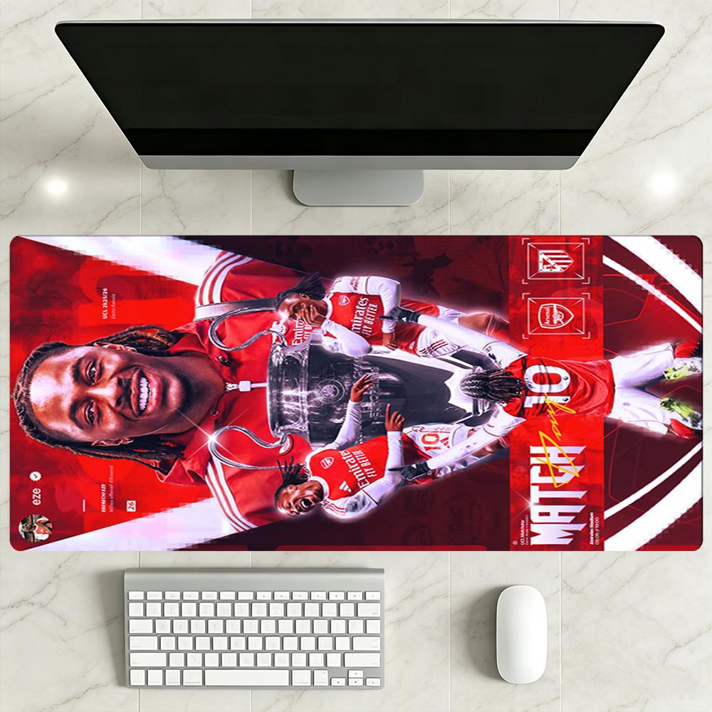 Arsenal Football Player Large Mouse Pad Office Mouse Mats Ultra-Long Desk Mat Non-Slip Rubber Bottom Gaming Accessories Ideal Gift for Gamers