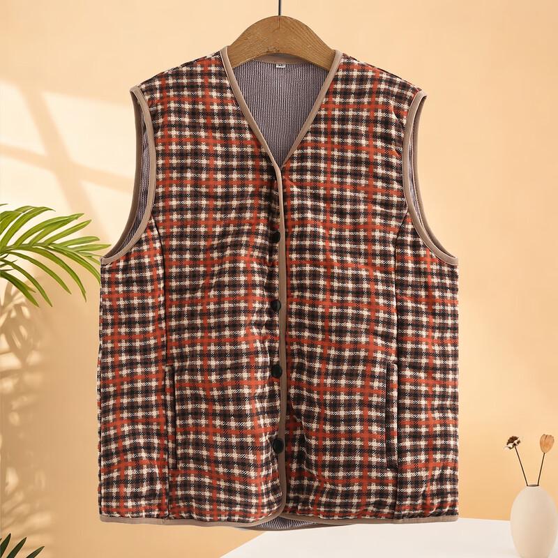 

YUZHAOLIN Elderly Women s Winter Down Vest 3XL