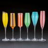1 PIÈCE Verres Flûtes à Champagne Bordure Or Verres à Cocktail Élégamment Conçus Soufflés à la Main, Sans Plomb, Coupes à Champagne