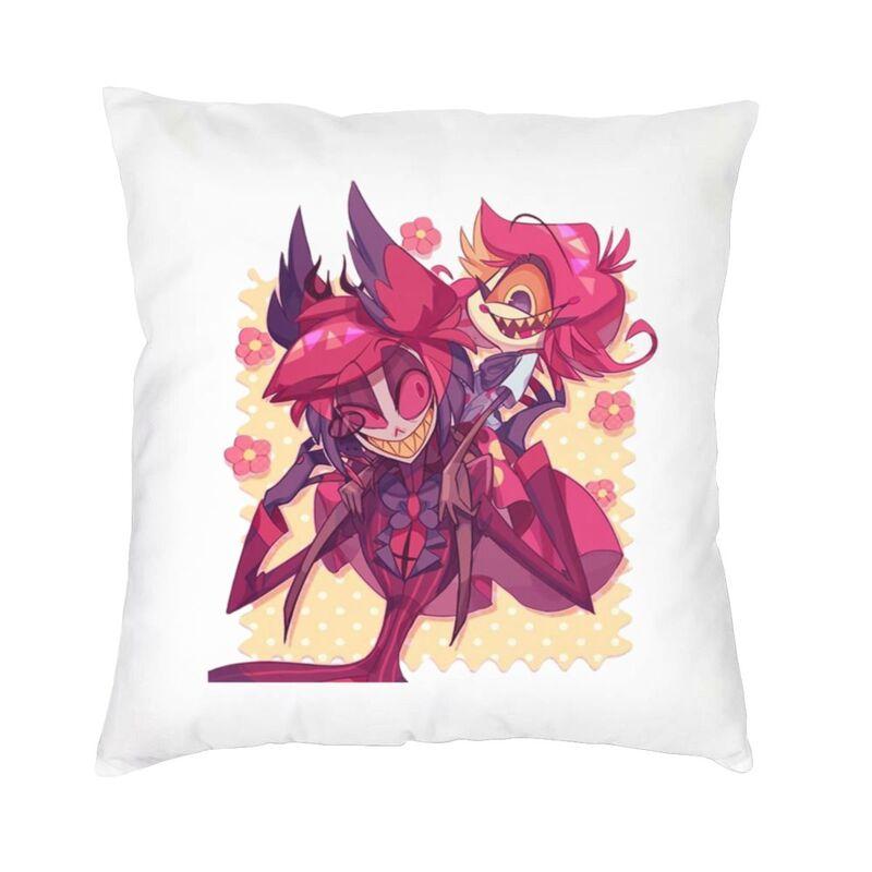Hazbins Anime Animation Hotel Square Pillow Cover Decoration Cushion Cover Throw Pillow For Car Double-Sided Printing