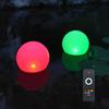GWSOLAR Pool Ball 20cm 60lm Smart Stays On Until the Next Warm and Seven Color Options As a Decorative Light or Floating Ball No Wiring Waterproof To