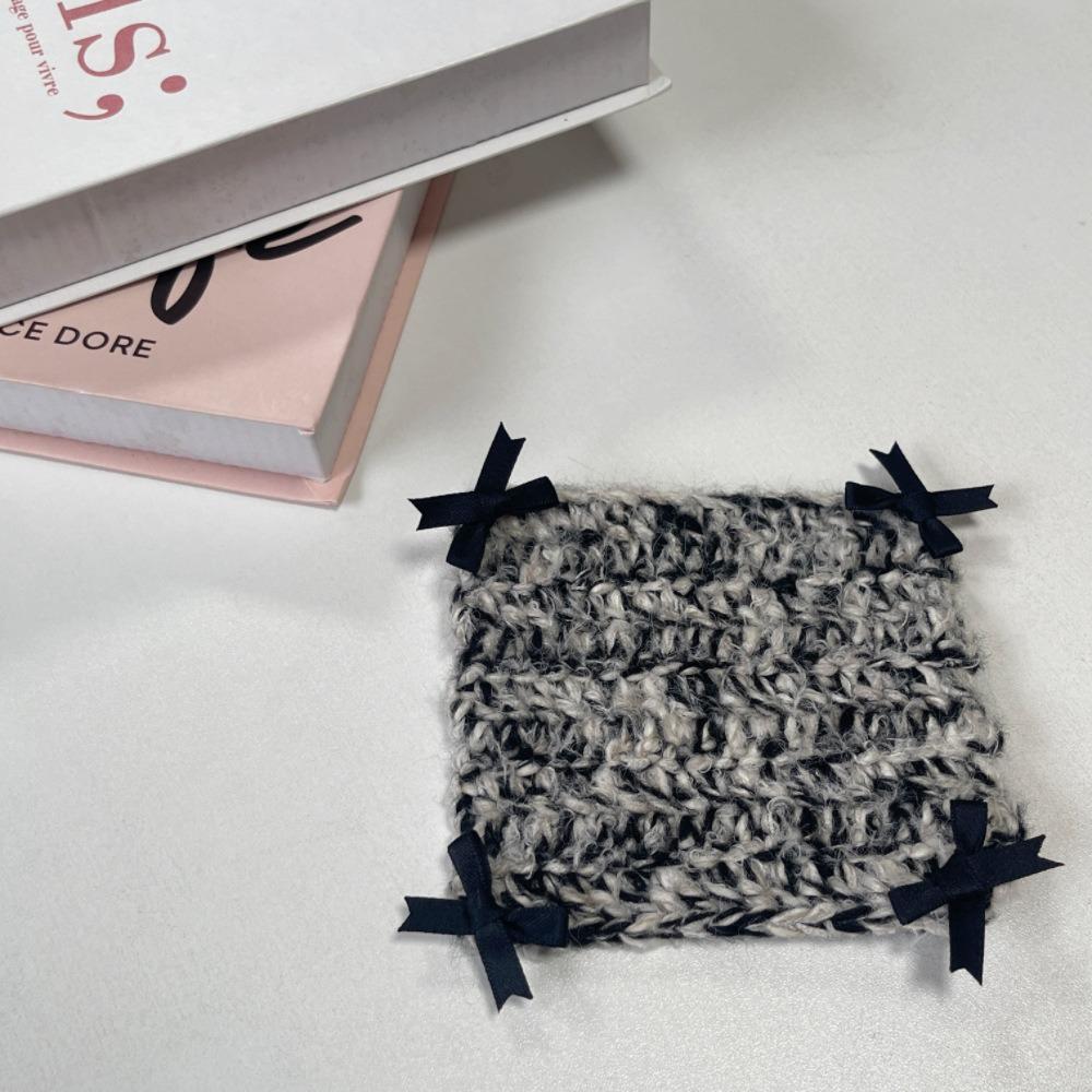 2Pcs Korean Knitted Coaster Blended Wool Table Place Mat Placemat Insulation Pads  Living Room