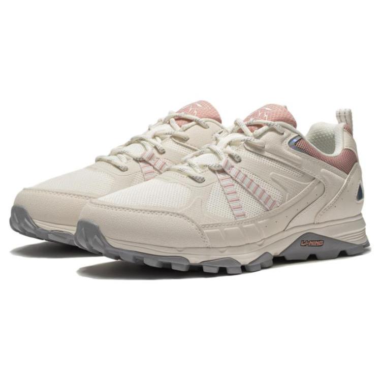 New LiNing Low-Top Running Shoes Women's Ecru ARDS004-2