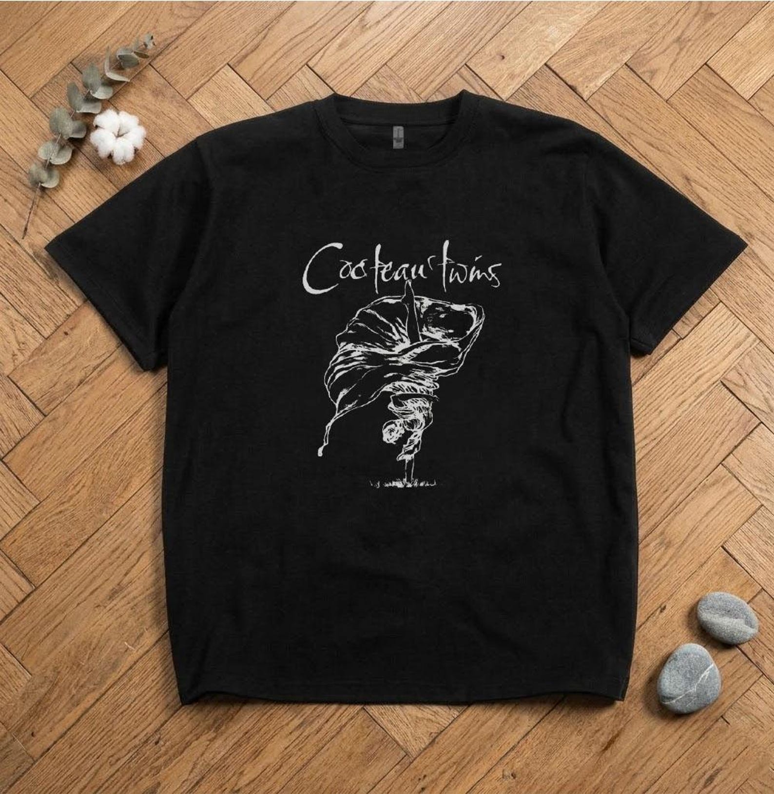 Cocteau Twins BandTee T-Shirt, 90s Retro Cotton Tee S