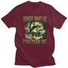 Women Want Me Fish Fear Me T Shirt for Men Tshirt Casual Streetwaer Short Sleeve Tee Shirt Loose Fit Clothing Gift