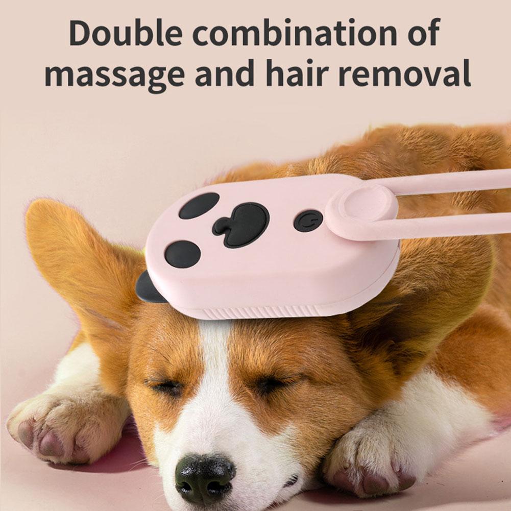 Cat Dog Steam Brush Steamy Dog Brush Electric Anti-splashing Brush With Steam Spray Massage Pet Grooming Comb Hair Removal Comb