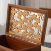 Wooden Jewelry Box Handcrafted-Style Organizer with Drawers Compact