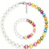 Collana di Perline Reattive ai Raggi UV che Cambiano Colore UV Choker Reattivo ai Raggi UV Vacanza al Mare