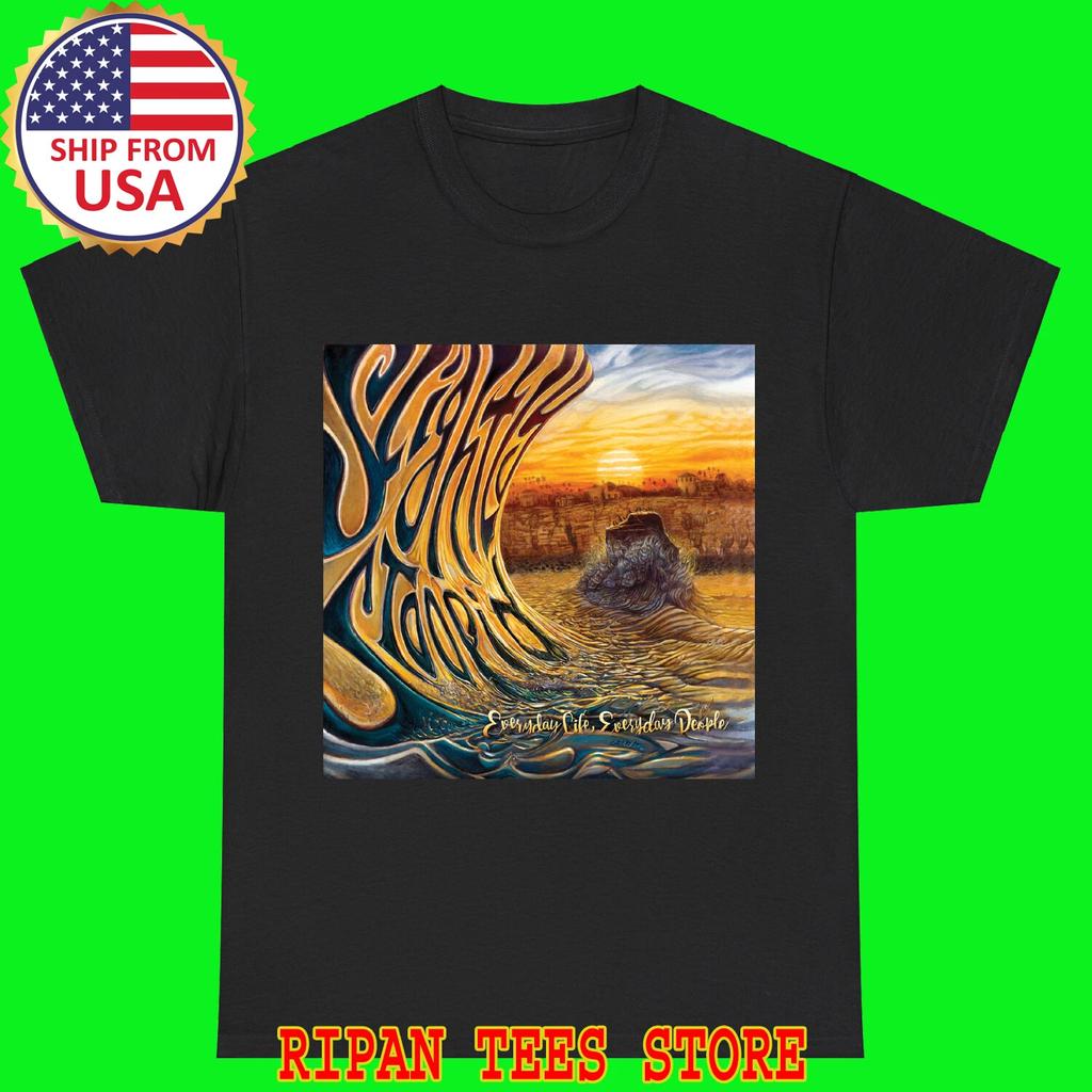 Slightly Stoopid Everyday Life, Everyday People Black T-Shirt Tee Top Unisex