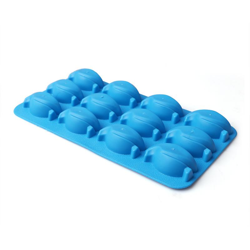 12 Grid Penguin Shape Ice Mold Silicone Household DIY Ice Cube Pastry Chocolate Baking Mould Kitchen Bakeware Decoration