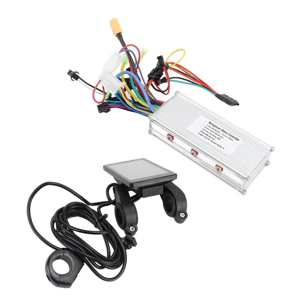 48 60V 500W Electric Scooter Controller LCD Display Motor Brushless Controller for 22.5mm Handlebars