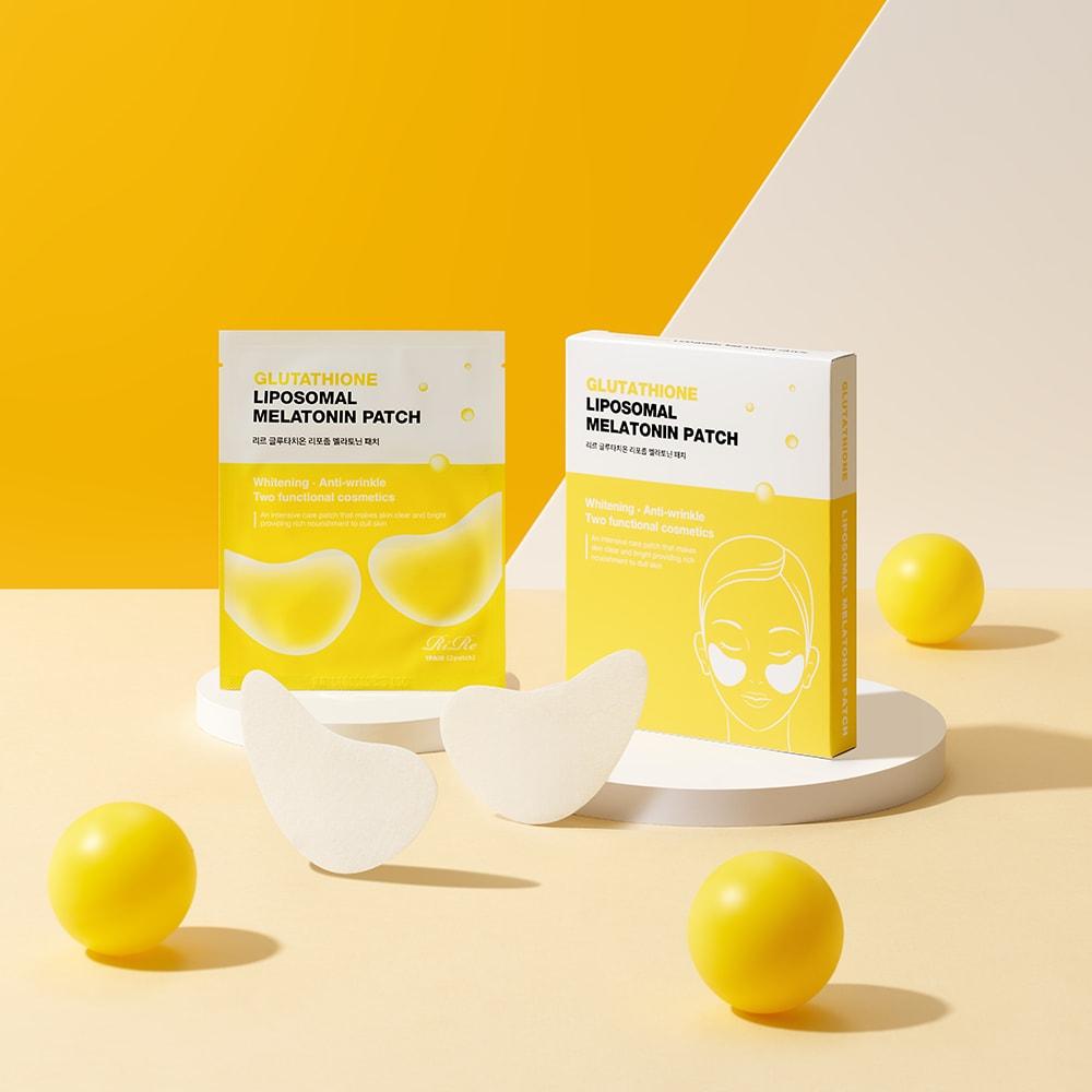 RIRE Glutathione Liposome Melatonin Patch 5 Servings (2 Patches X 5 Sheets)