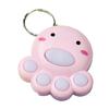 Mini Fidget Toy Lovely Portable Funny Cat Paw Push Fidget Game Keychain for Children