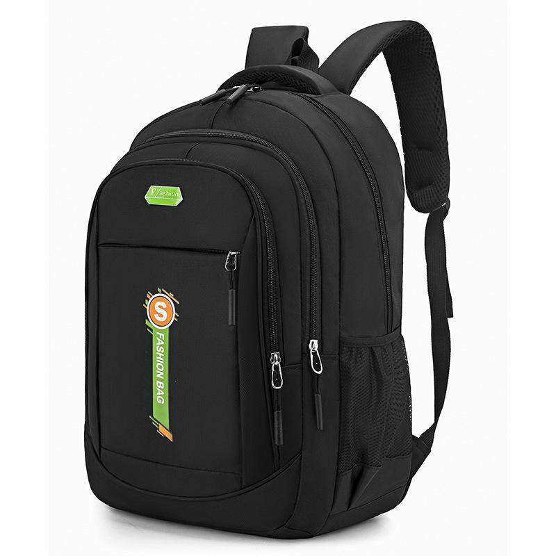 Oxford Large Capacity Business Backpack With Letter Embossing Design For School