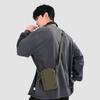 Lightweight Multifunctional Mobile Phone Bag Solid Color Shoulder Bag Crossbody Bag Commuter Nylon Bag