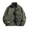 Large Size Jacket Men's Spring and Autumn New Men's Stand-up Collar Jacket Versatile Casual Jacket Fat Coat