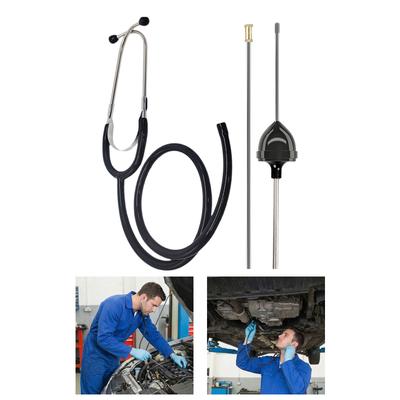 Estetoscopio de Cilindro de Motor de Goma y Metal Multiusos Para Diagnóstico En Aplicaciones de Coches Motocicletas