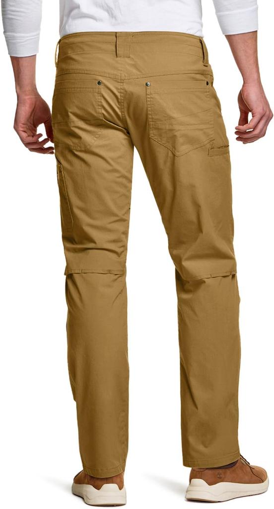 Men's Tactical Cooling Pants, Breathable, Quick-Drying, with Multifunctional Pockets, Suitable for Outdoor, Work, and Casual Wear (TXP805-GOK_32W/32L)