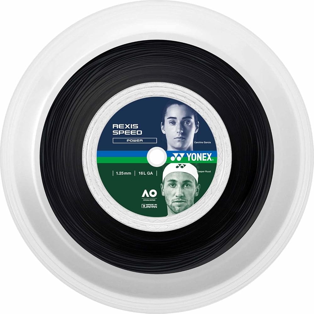 YONEX Lexis Speed 125 Tennis String 200m Black 1.25mm