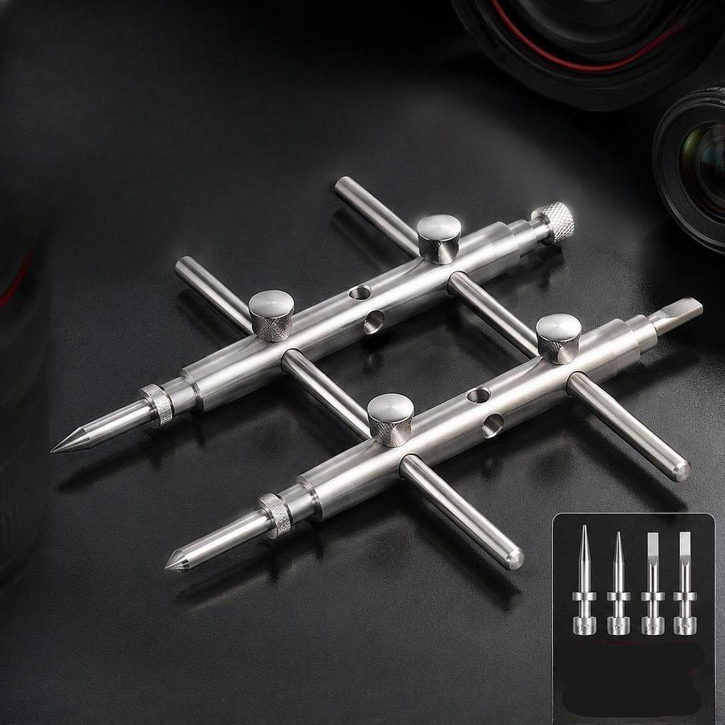 Repair Spanner Camera Tool Kit Maintenance Wrench Double Tips Screws and Hexagon Lens