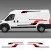 4 SZTuki Długie Naklejki Graficzne na Bok Samochodu Kamper Naklejki Wyścigowe do Fiat Ducato Folia Winylowa Akcesoria Dekoracja DIY