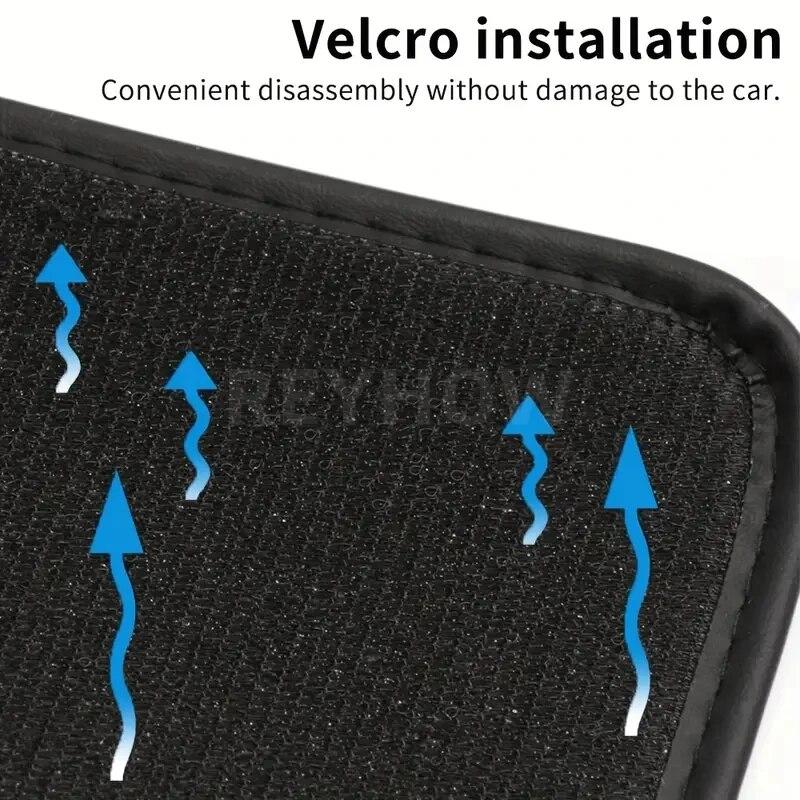 Для Tesla Model Y багажник задняя дверь Защитная накладка кожаная защитная наклейка — фото 4