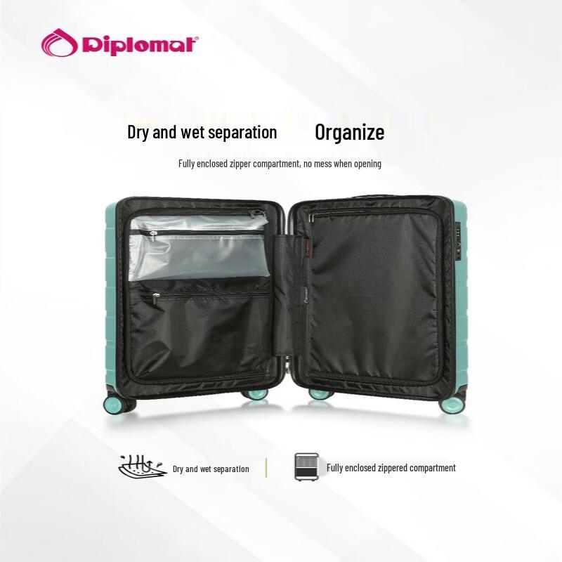 Diplomat TC-26082 20-inch PC Hardside Suitcase