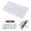 Compact Multi-Color 7-Day Pill Organizer with 21 & 28 Compartments