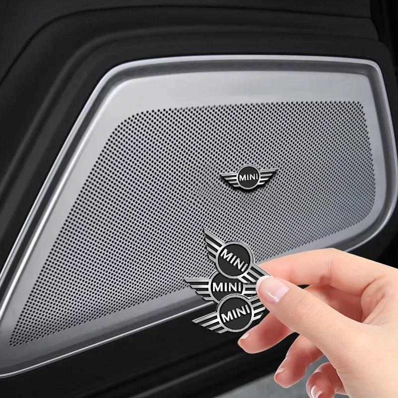 2/4 pezzi Distintivo Emblema Adesivo in Alluminio 3D per MINI E90 COOPER S JCW R55 R56 R60 R61 F54 F55 F56 F57 F60 One R50 Accessori ycahd11