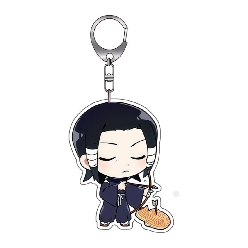 Portachiavi Anime per Jjk Yuji Itadori Nobara Kugisaki Satoru Gojo Utahime Iori Versione Q Decorazione Fatta a Mano Ciondolo Portachiavi