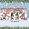 Christmas Gnome Garage Door Banner Decoration Large Garage Cover 16ft x 7ft