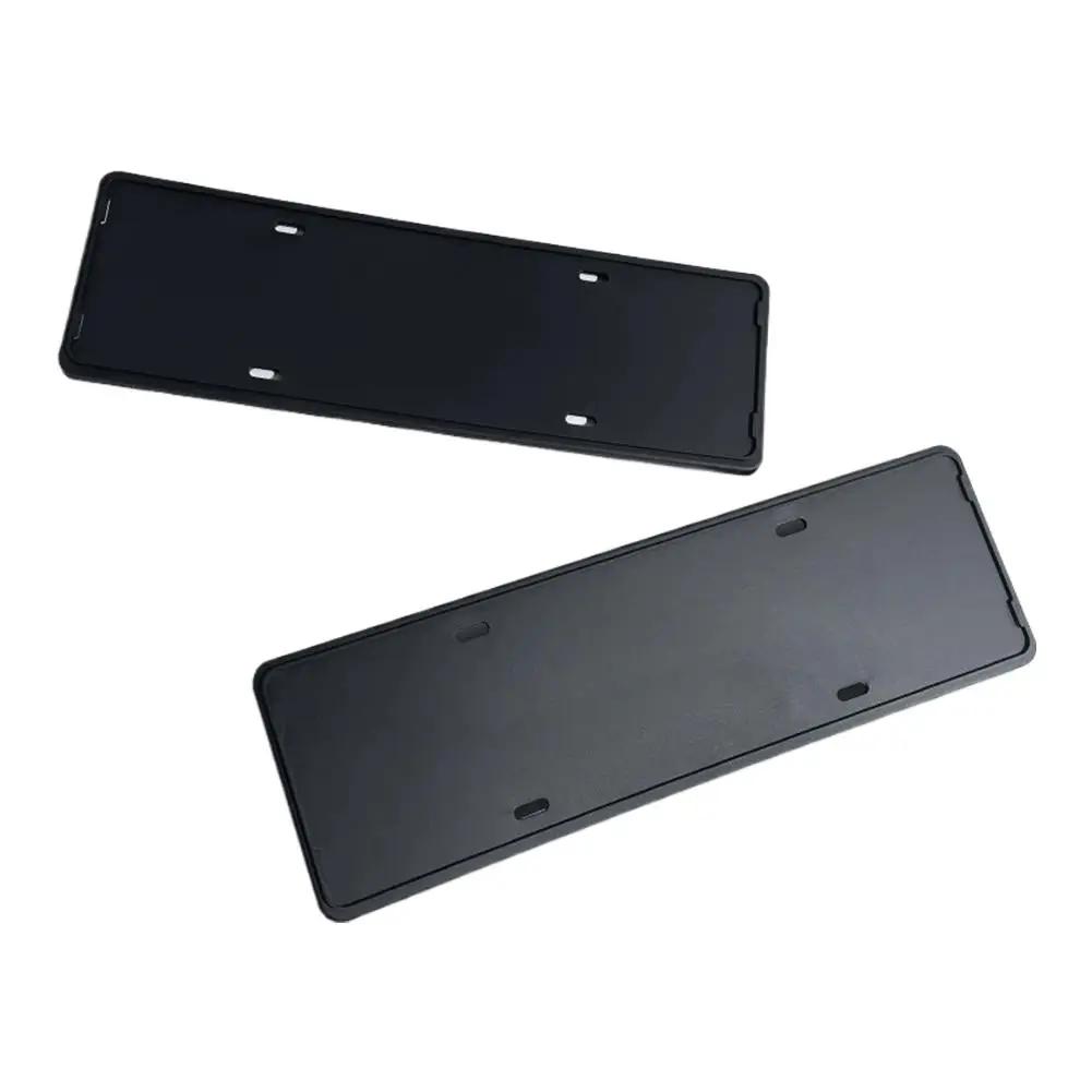 

For Tesla ModelY Juniper Full Edge License Plate Frame ABS Carbon Fiber Front Rear License Plate Frame For Tesla Model3 Hig U8H7