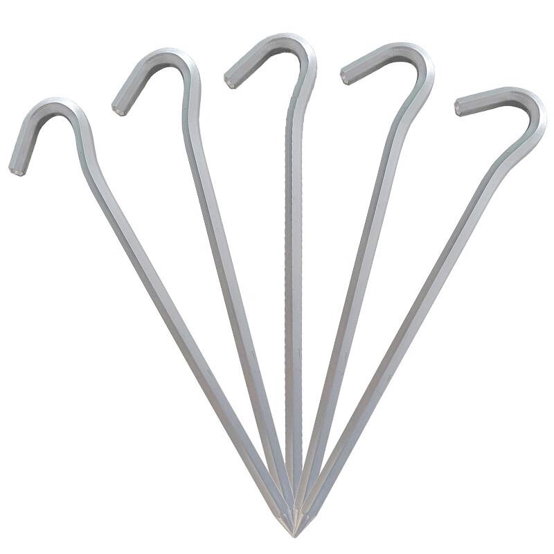 ZISIZ Ultra-Light 18cm Hexagonal Question Mark Tent Peg