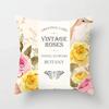 Flower Pattern Decoration Pillowcase Wedding Party Birthday Gift Decoration Pillowcase Office Home Decor Sofa Cushion Cover