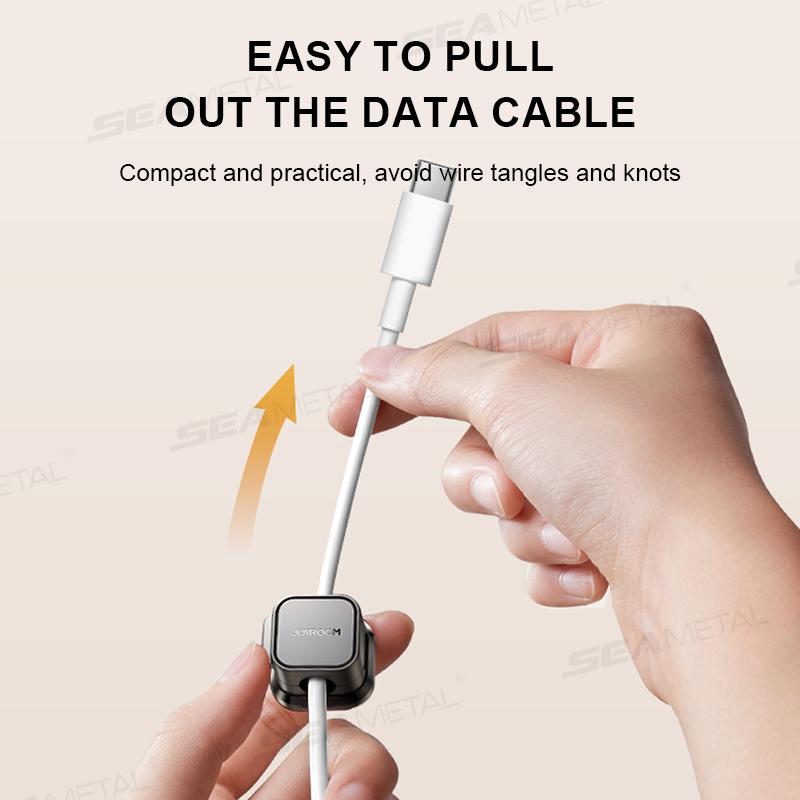 SEAMETAL 10 Stück Magnetischer Kabelorganisator Kabelmanagement-Clips Kabelhalter Kordelhalter Ladekabelaufwickler Wandhaken