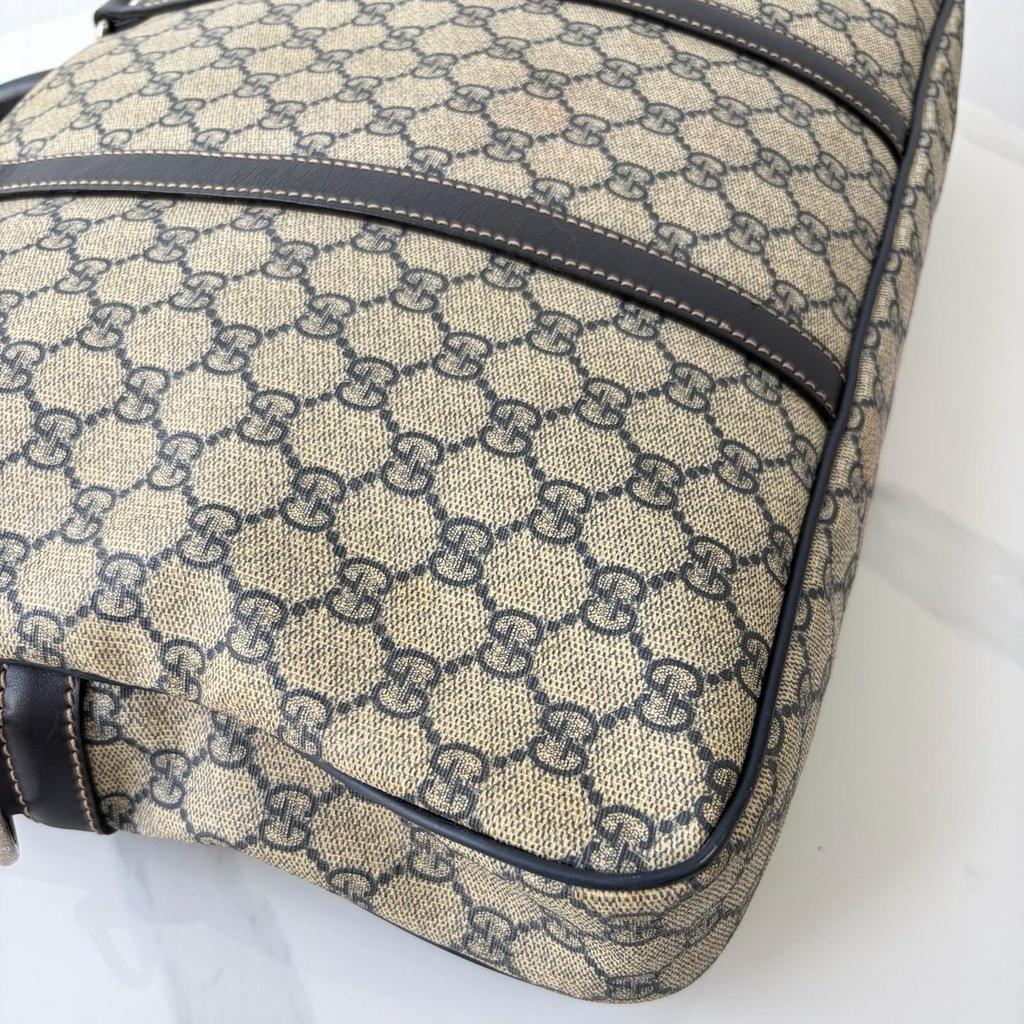 [Occasion] Sac cabas Joy en toile enduite monogramme couleur beige, bijouterie argentée - État moyen #XATX26