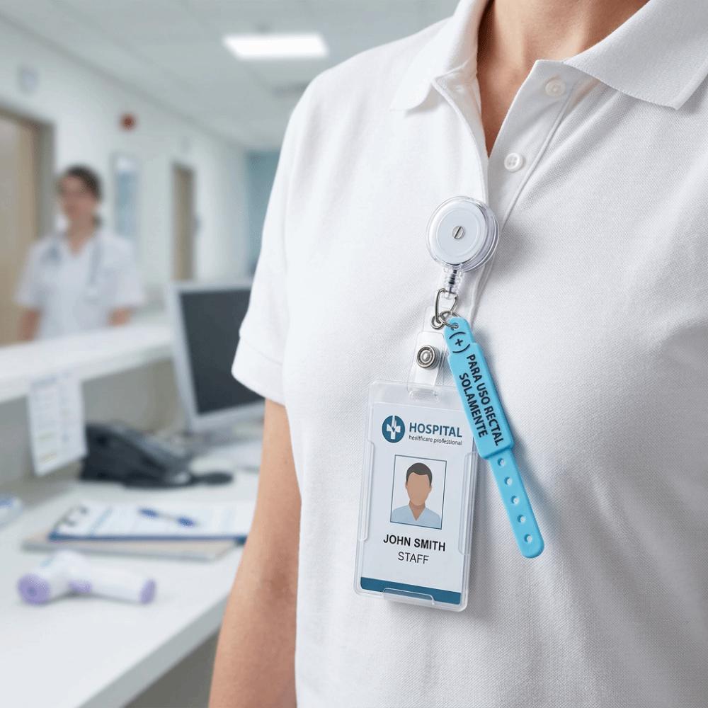 Retractable ID Badge Holder Transparent Badge Holder Clip Lovely Retractable Badge Reel Nurse