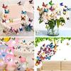 43 PCS Butterfly Wall Sticker 3D Butterflies Decor Decals for Removable Mural Stickers Home Bedroom Decoration in Colorful Desi