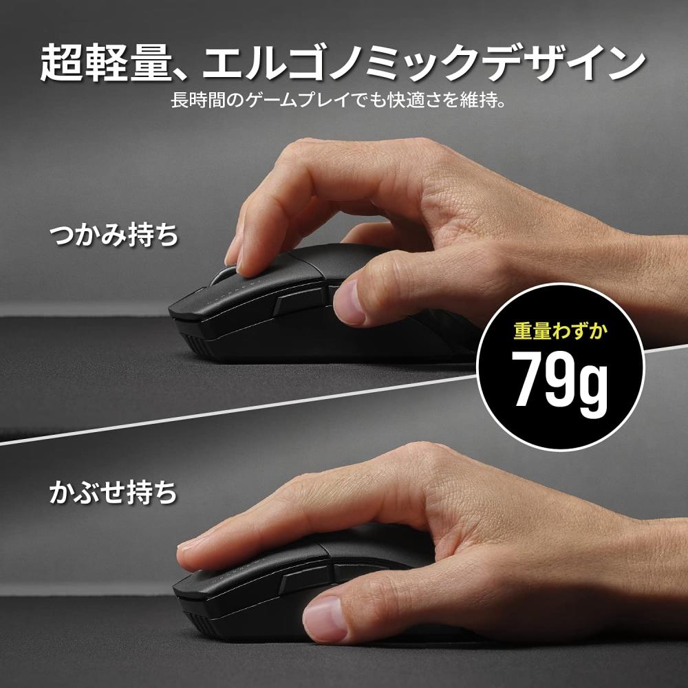 CORSAIR SABER RGB PRO WIRELESS Wireless Gaming Mouse CH-9313211-AP MS503 Black