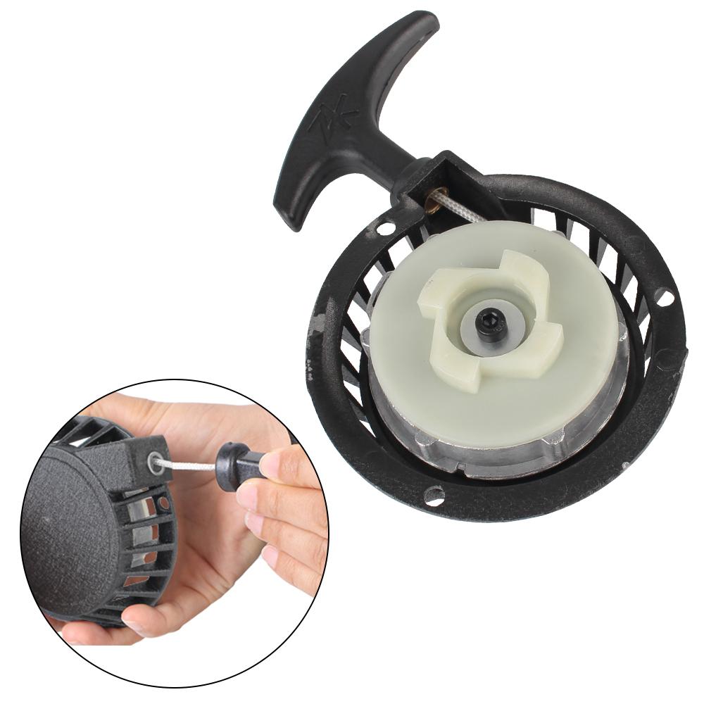Recoil Start Aluminum Alloy 47cc 49cc Easy Pull Starter For 2 Stoke Pocket Bike Mini Moto ATV Quad Dirt Pit Bike