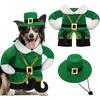 St. Patrick's Day Dog Costume Walking Leprechaun Dog Costume Irish Funny Pet Outfit with Arms Irish Holiday Day Outfit Accessories for Cat Doggy