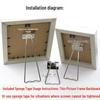 Vertical Photo Frame Desk Stand Support Bracket